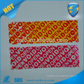 Wholesale Security label PET Custom logo Shenzhen ZOLO aluminum sticker label